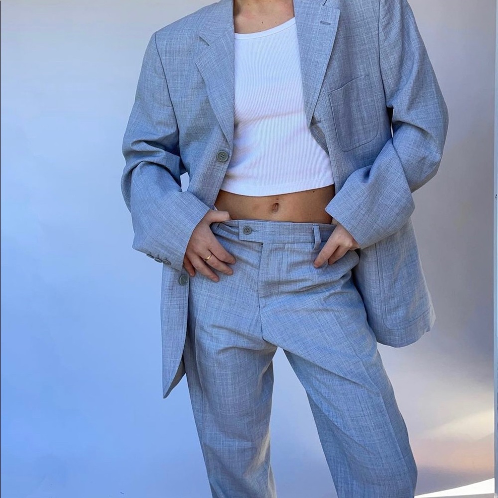 Grey Vintage Suit Set